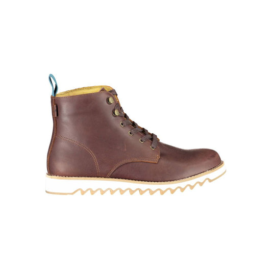 Levi's Brown Leather Men Boot $321.00 Levi's Luzworld