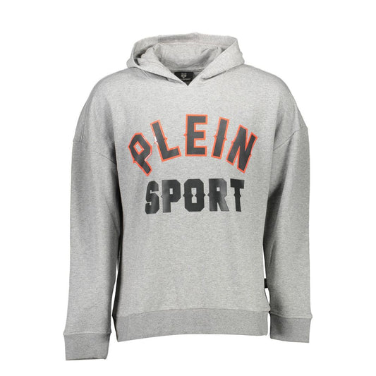 Plein Sport Gray Cotton Sweatshirt $596.00 Plein Sport Luzworld
