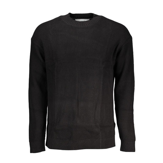 Calvin Klein Black Cotton Sweater $265.00 Calvin Klein Luzworld