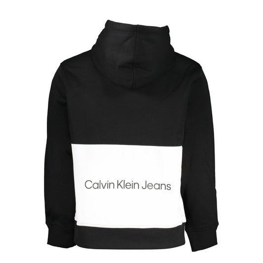 Calvin Klein Black Polyester Men Sweater with Hood $265.00 Calvin Klein Luzworld