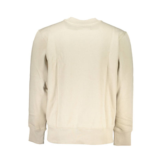 Calvin Klein Beige Cotton Men Sweater $218.00 Calvin Klein Luzworld