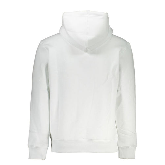 Calvin Klein White Cotton Men's Sweater with Hood $234.00 Calvin Klein Luzworld