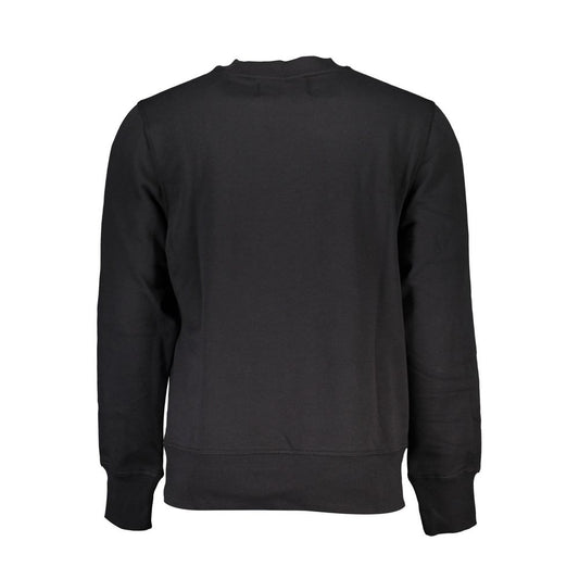 Calvin Klein Black Cotton Men Sweater $218.00 Calvin Klein Luzworld