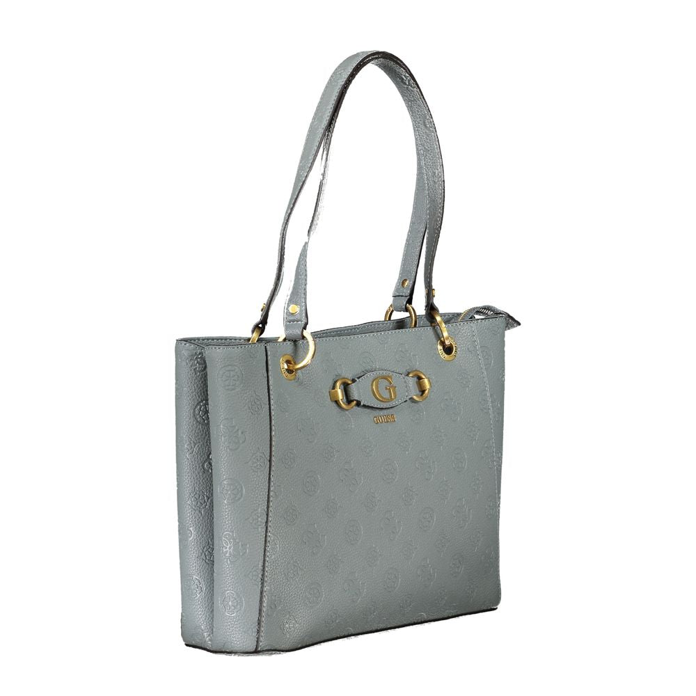 Guess Jeans Blue Polyethylene Handbag $344.00 Guess Jeans Luzworld