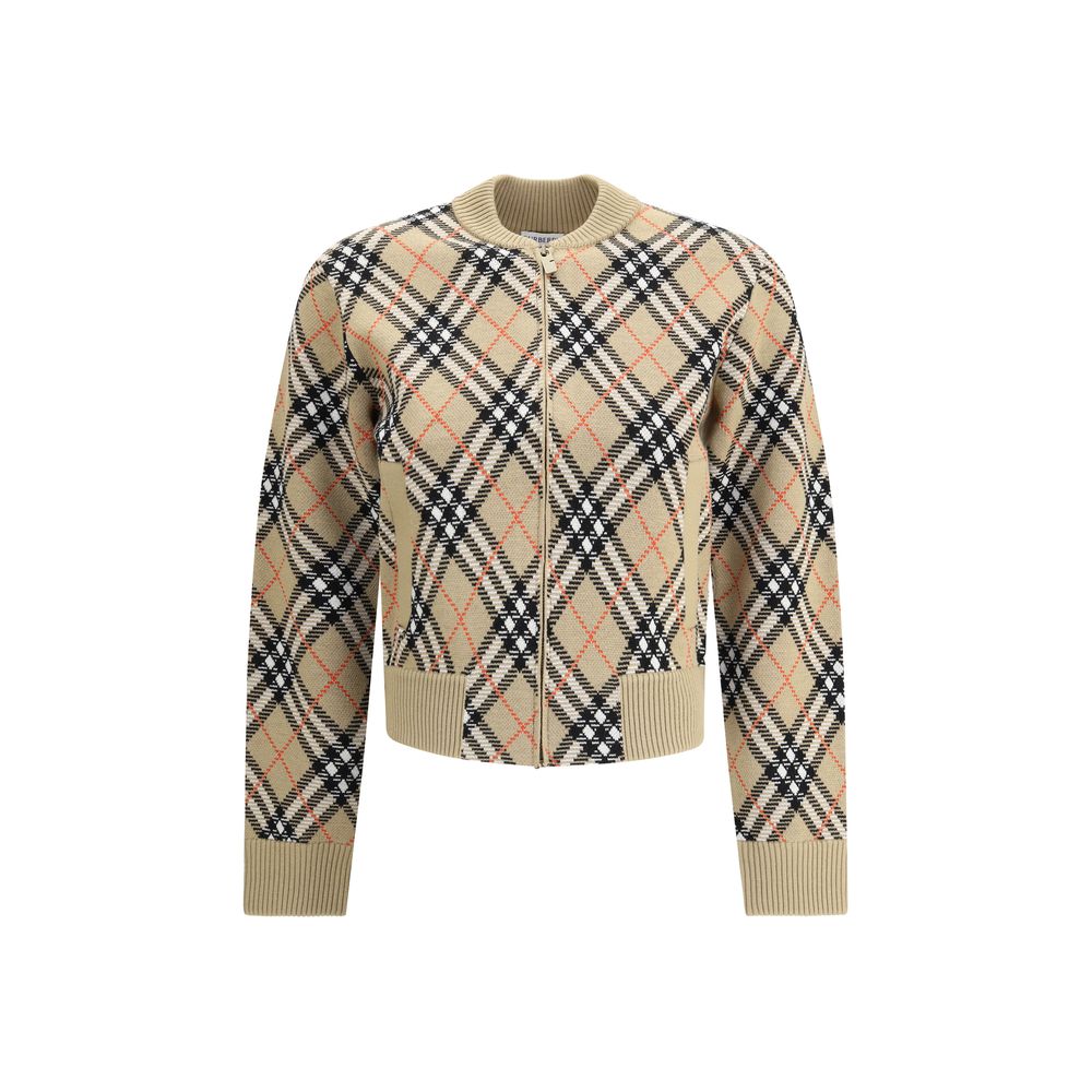 Burberry Check Cardigan $2505.00 Burberry Luzworld