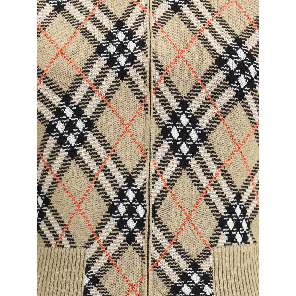 Burberry Check Cardigan $2505.00 Burberry Luzworld