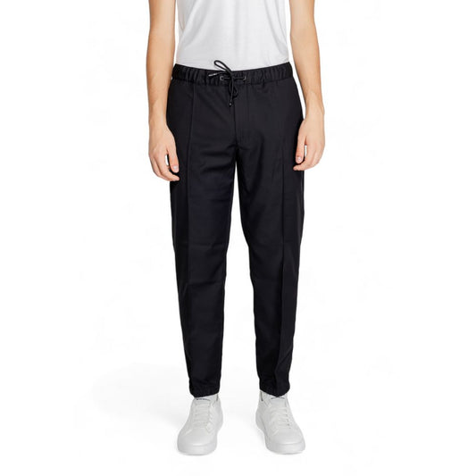 Armani Exchange Black Polyester Pant $243.00 Armani Exchange Luzworld