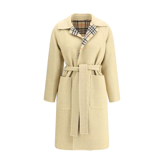 Burberry Reversible wool robe Coat $5701.00 Burberry Luzworld
