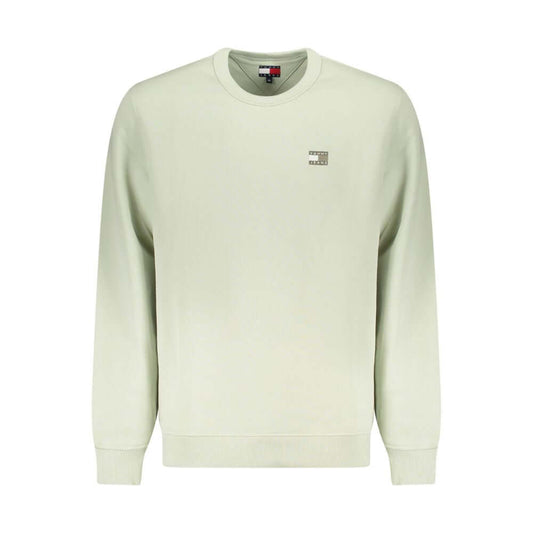 Tommy Hilfiger Green Cotton Men Sweater $222.00 Tommy Hilfiger Luzworld