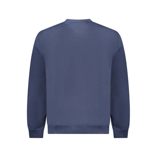 Tommy Hilfiger Blue Cotton Men Sweater $222.00 Tommy Hilfiger Luzworld