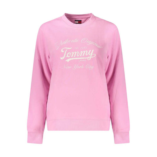 Tommy Hilfiger Pink Cotton Women Sweater $206.00 Tommy Hilfiger Luzworld