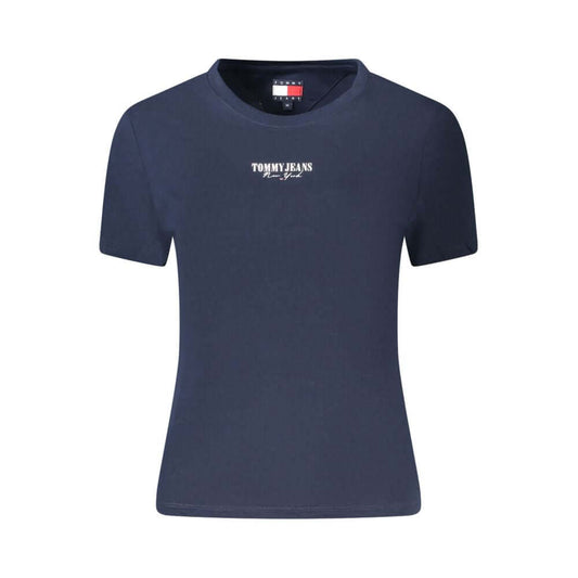 Tommy Hilfiger Blue Cotton Women T-Shirt $124.00 Tommy Hilfiger Luzworld