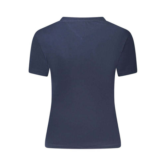 Tommy Hilfiger Blue Cotton Women T-Shirt $124.00 Tommy Hilfiger Luzworld