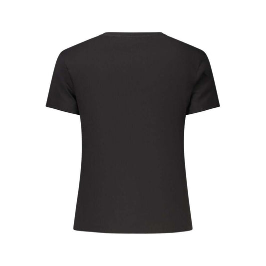 Tommy Hilfiger Black Cotton Women T-Shirt $124.00 Tommy Hilfiger Luzworld