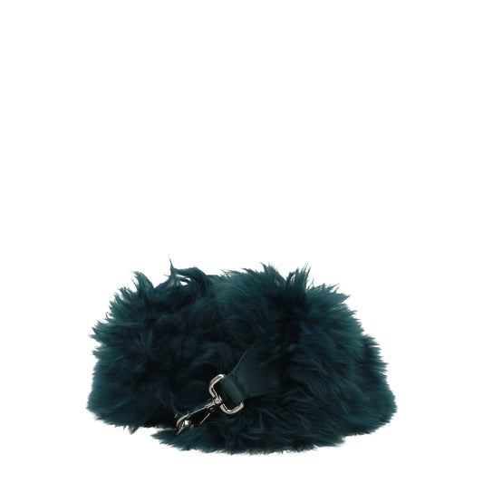Fendi Green Leather Shoulder Bags $1622.00 Fendi Luzworld