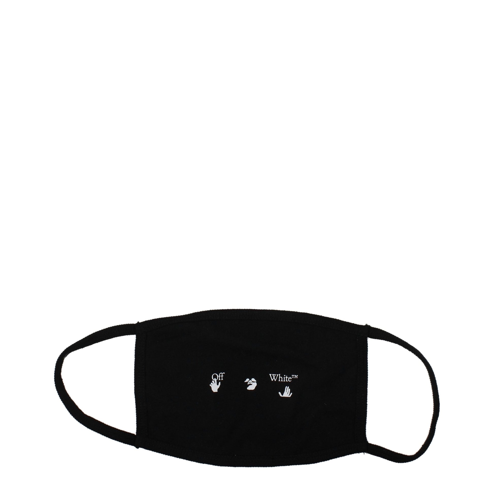 Off-White Black Cotton Facemasks $175.00 Off-White Luzworld