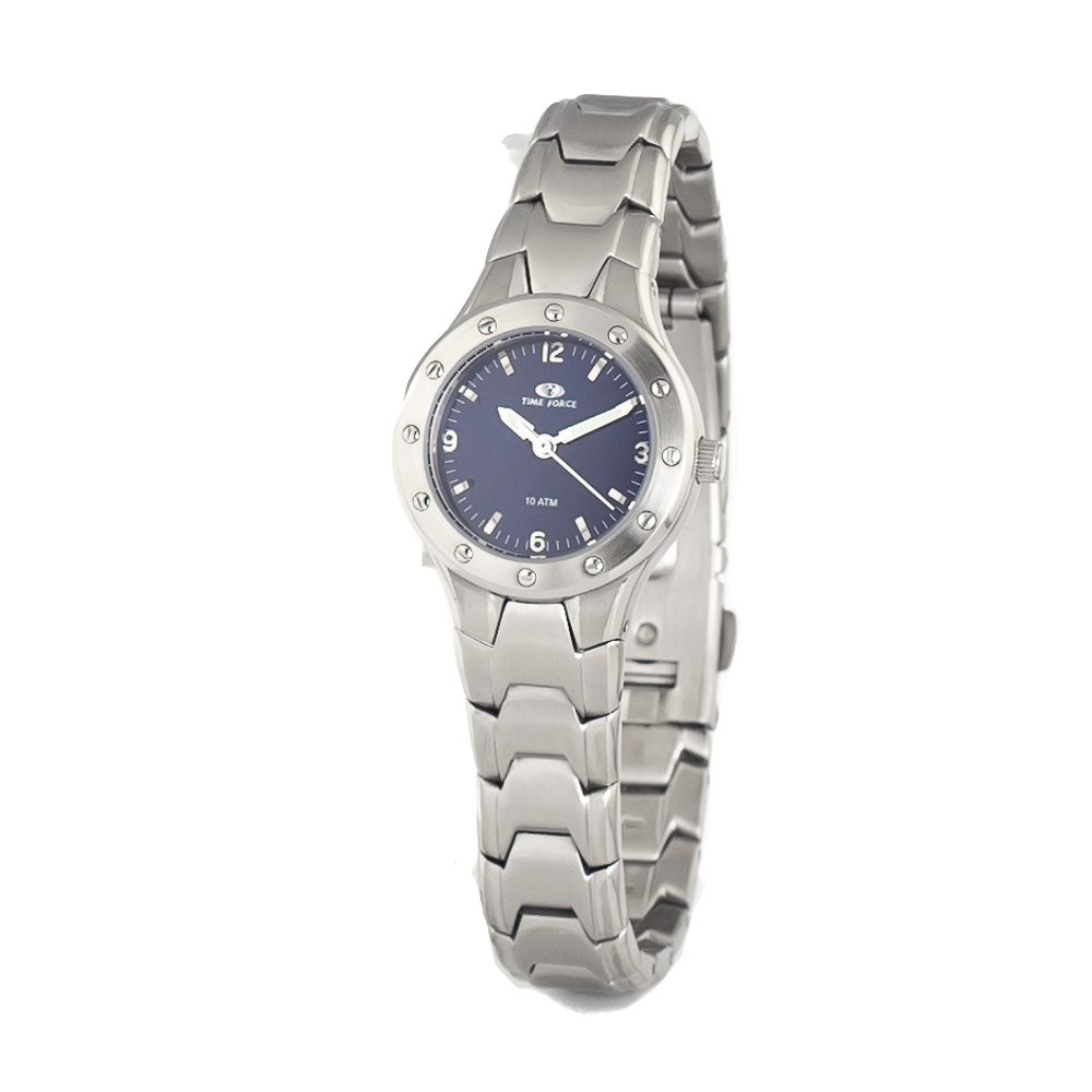 Time Force Silver Stainless Steel Watch $156.00 Time Force Luzworld