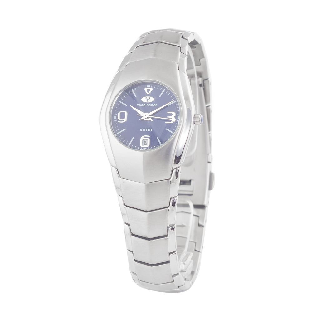 Time Force Silver Stainless Steel Watch $164.00 Time Force Luzworld