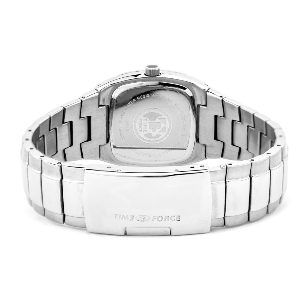 Time Force Silver Stainless Steel Watch $184.00 Time Force Luzworld