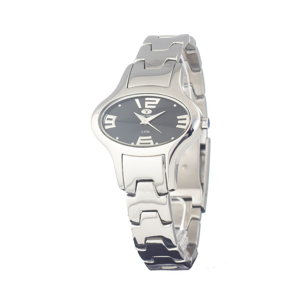 Time Force Silver Stainless Steel Watch $164.00 Time Force Luzworld