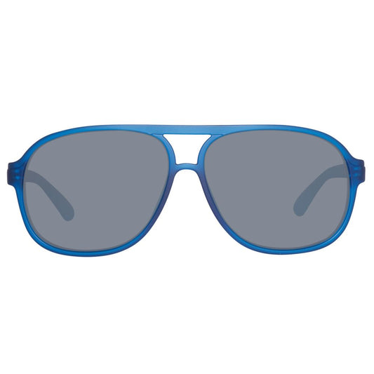 Benetton Blue Injected Sunglasses $152.00 Benetton Luzworld