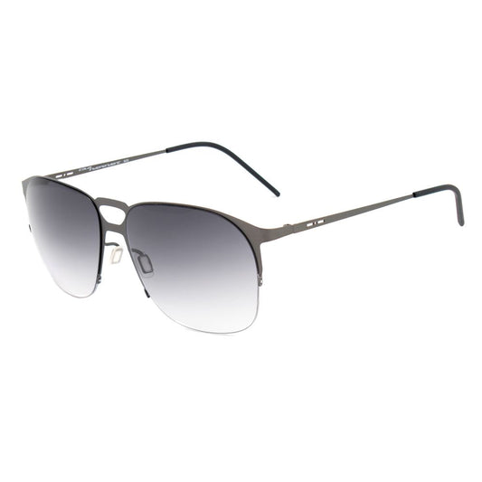 Italia Independent Gray Metal Sunglasses $218.00 Italia Independent Luzworld