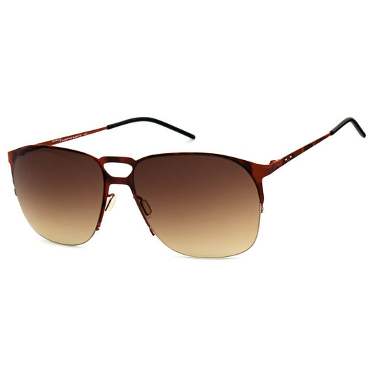 Italia Independent Brown Metal Sunglasses $207.00 Italia Independent Luzworld