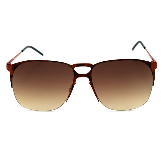 Italia Independent Brown Metal Sunglasses $207.00 Italia Independent Luzworld