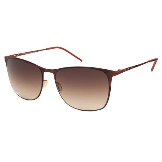 Italia Independent Brown Metal Sunglasses $215.00 Italia Independent Luzworld