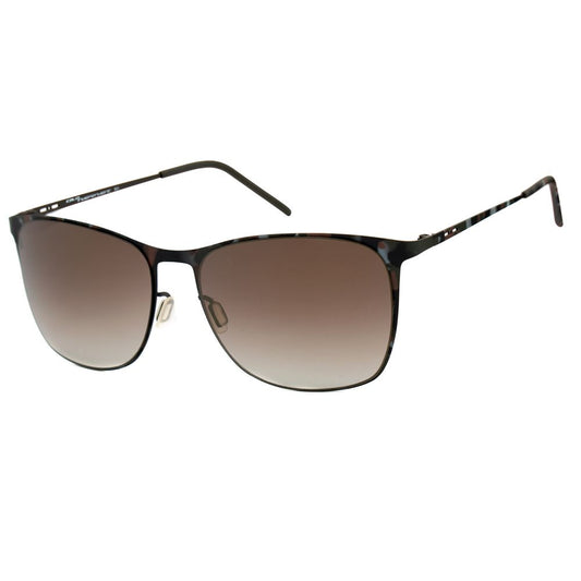 Italia Independent Brown Metal Sunglasses $215.00 Italia Independent Luzworld