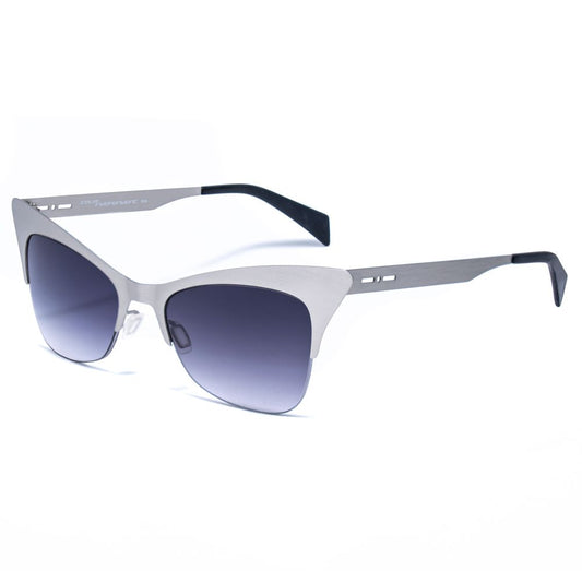 Italia Independent Silver Metal Sunglasses $207.00 Italia Independent Luzworld