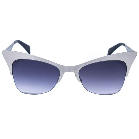 Italia Independent Silver Metal Sunglasses $207.00 Italia Independent Luzworld