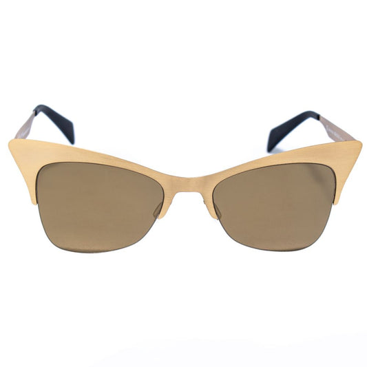 Italia Independent Gold Metal Sunglasses $207.00 Italia Independent Luzworld