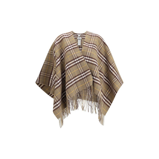 Burberry Wool and cashmere Check Cape $2118.00 Burberry Luzworld