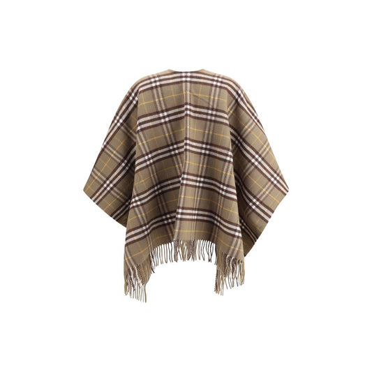 Burberry Wool and cashmere Check Cape $2118.00 Burberry Luzworld