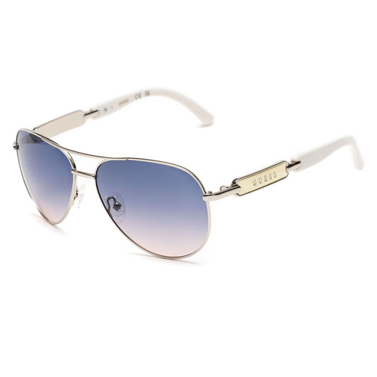 Guess Gray Metal Sunglasses $200.00 Guess Luzworld