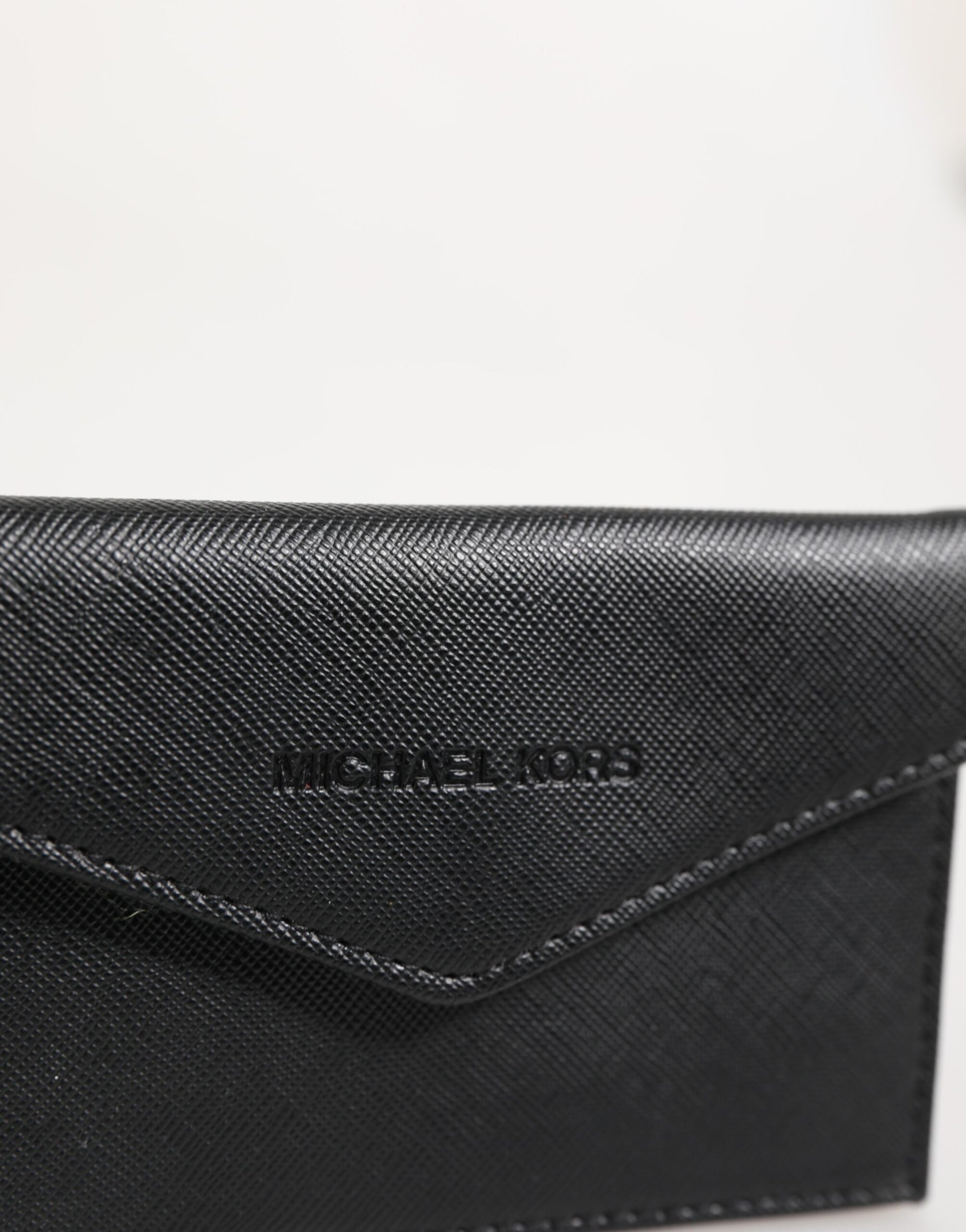 Michael Kors Black Saffiano Leather Envelope Holder Men's Accessory Wallet $552.00 Michael Kors Luzworld