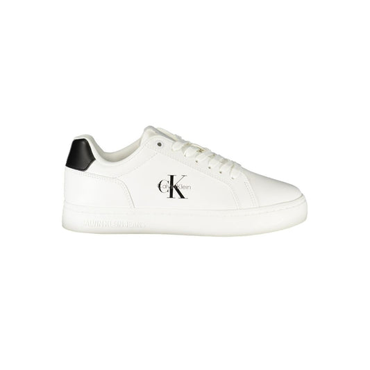 Calvin Klein White Leather Women Sneaker $244.00 Calvin Klein Luzworld