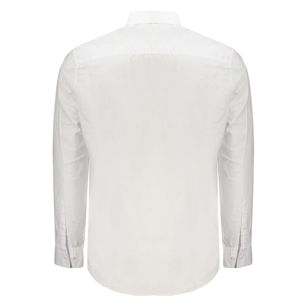 Calvin Klein White Cotton Men Shirt $228.00 Calvin Klein Luzworld