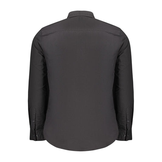 Calvin Klein Black Cotton Men Shirt $228.00 Calvin Klein Luzworld