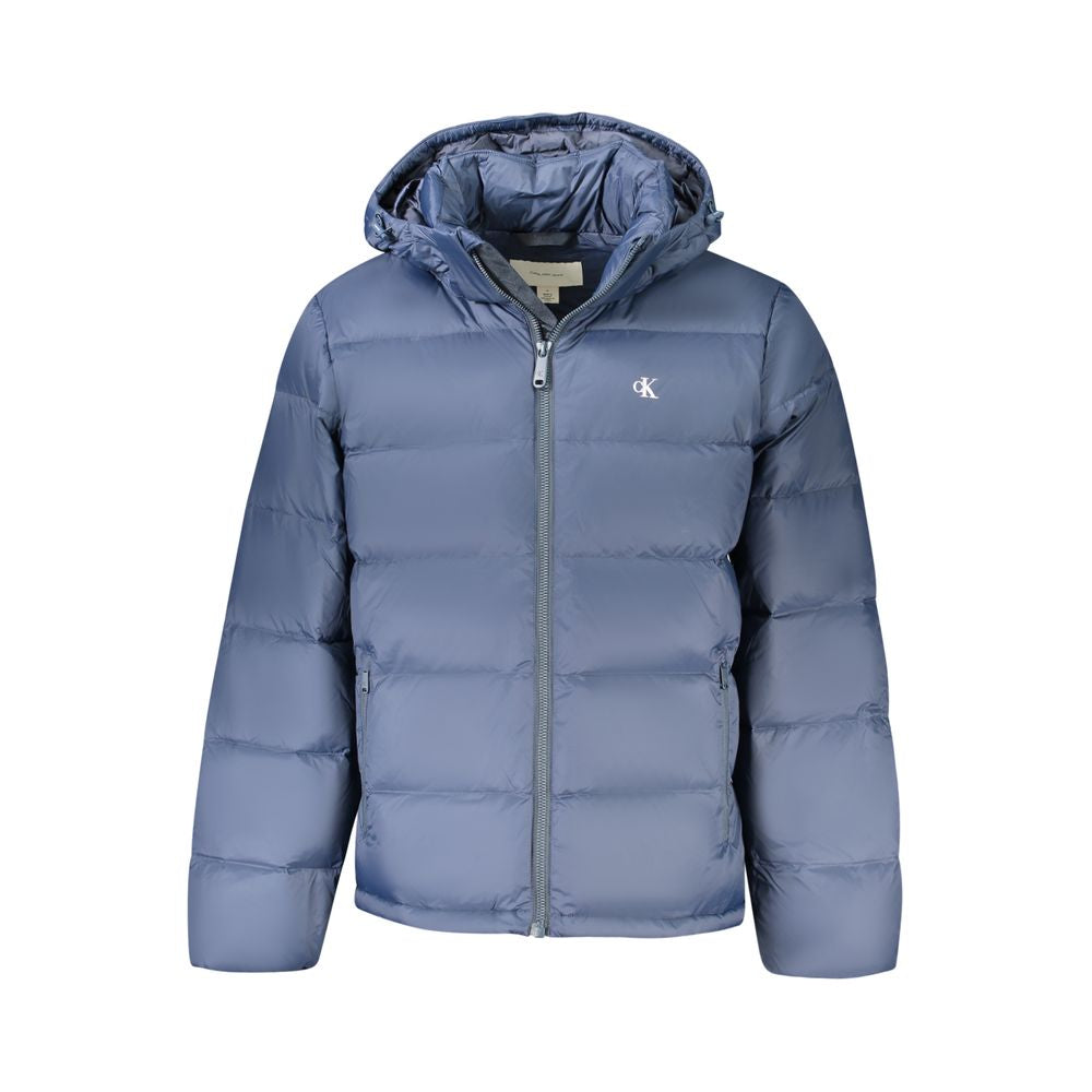 Calvin Klein Blue Polyamide Men Jacket $670.00 Calvin Klein Luzworld