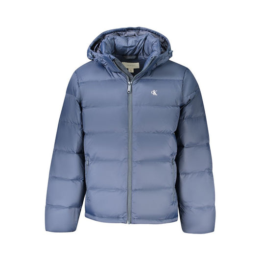 Calvin Klein Blue Polyamide Men Jacket $670.00 Calvin Klein Luzworld