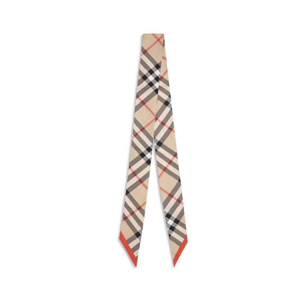 Burberry Silk Check Scarf $411.00 Burberry Luzworld