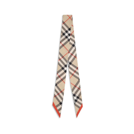 Burberry Silk Check Scarf $411.00 Burberry Luzworld