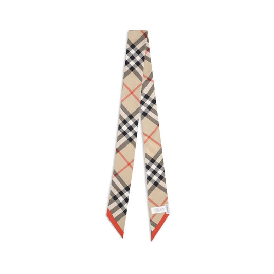 Burberry Silk Check Scarf $411.00 Burberry Luzworld