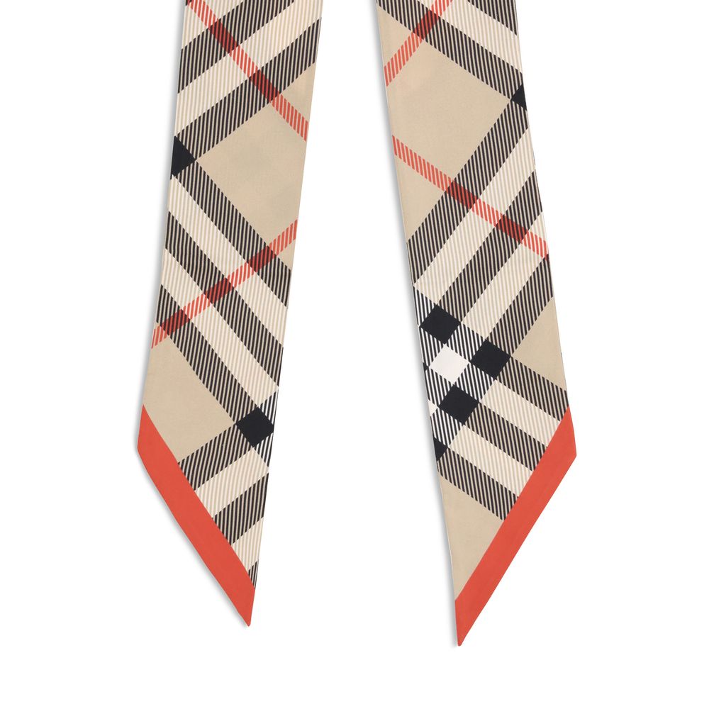 Burberry Silk Check Scarf $411.00 Burberry Luzworld