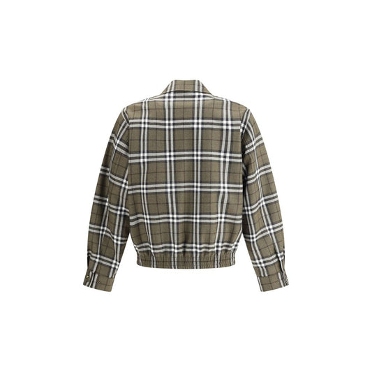 Burberry Check pattern wool Harrington Jacket $4365.00 Burberry Luzworld