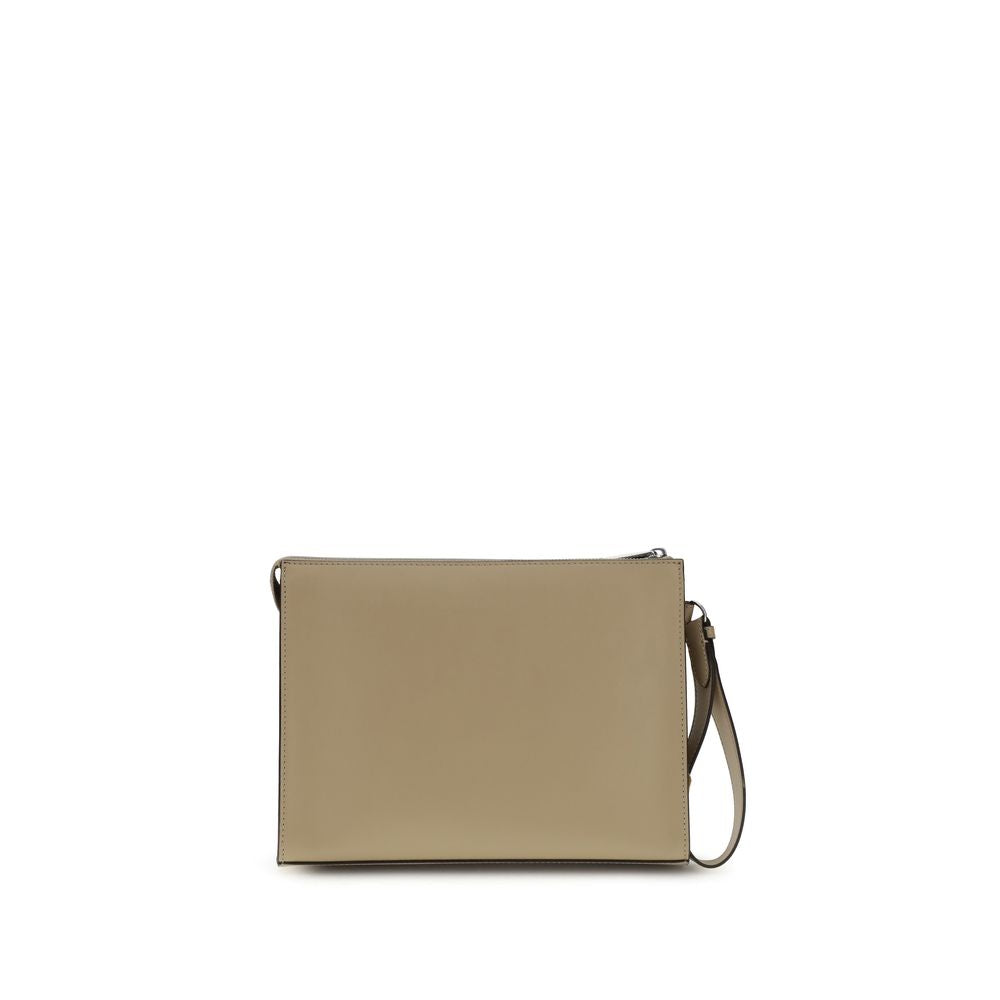 Fendi Leather and FF canvas Clutch $2358.00 Fendi Luzworld