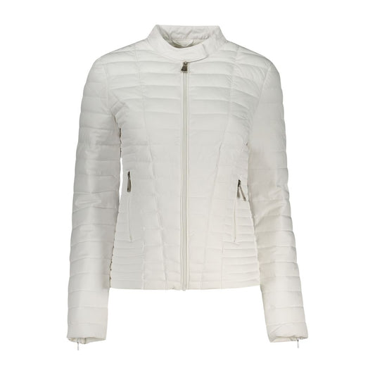 Guess Jeans White Polyethylene Jackets & Coat $325.00 Guess Jeans Luzworld