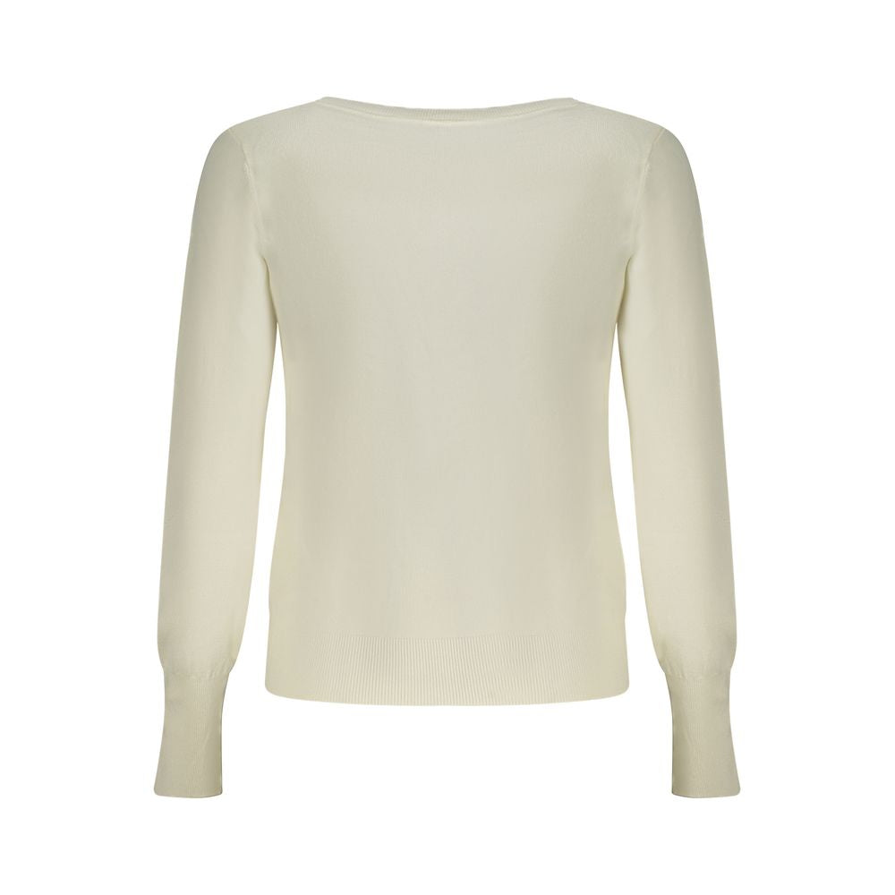 Guess Jeans White Viscose Women Sweater $230.00 Guess Jeans Luzworld